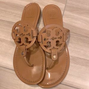Nude patent Tory Burch Sandals size 9